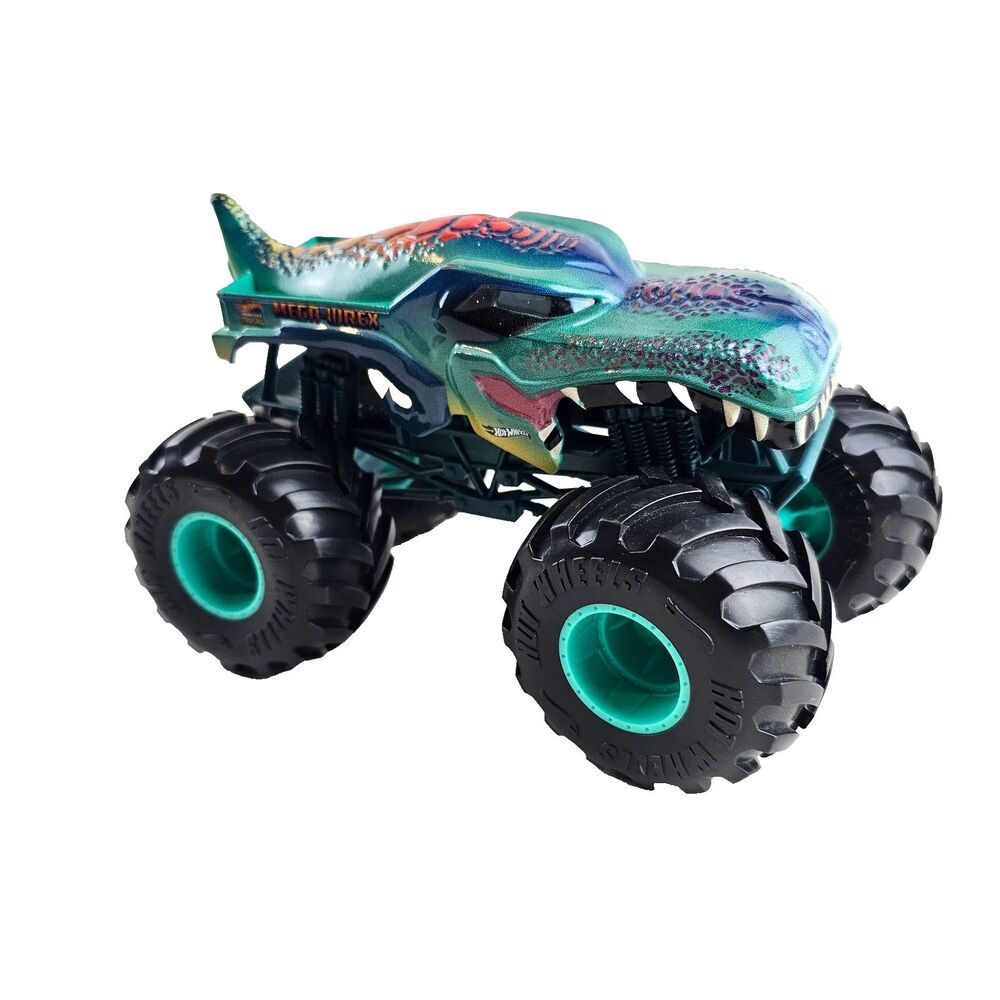 Hot Wheels Monster Trucks Mega Wrex Large Dinosaur Monster Truck Mattel Toy 1:24